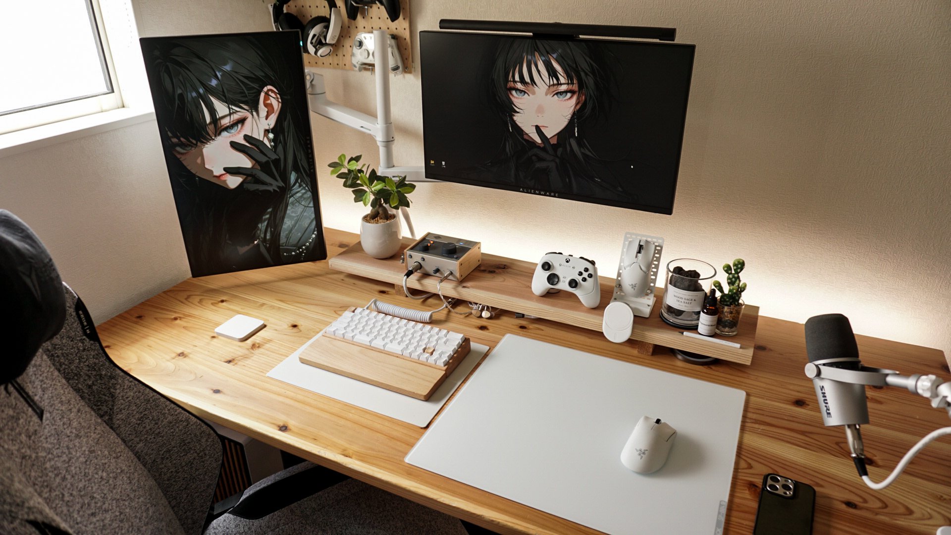 natural desk 🪵